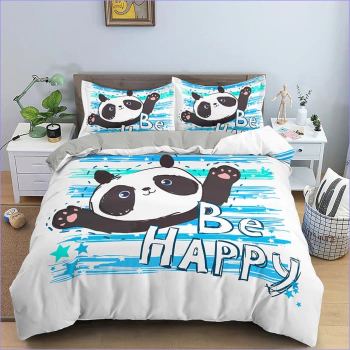 Housse de Couette Panda Be Happy