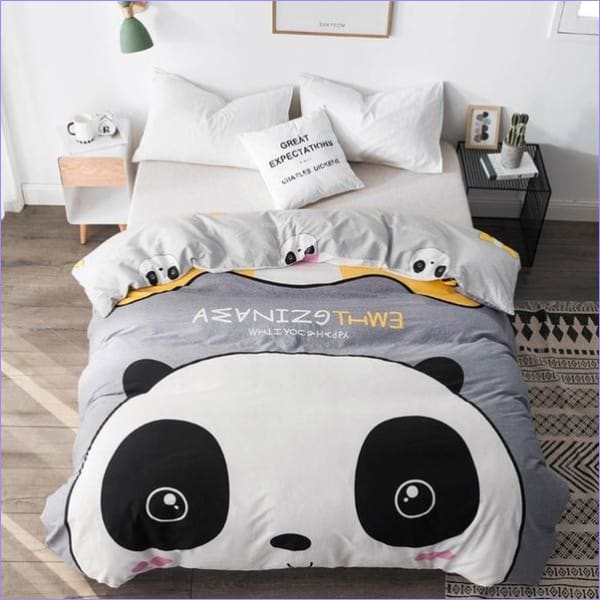 Housse de Couette Panda Manga