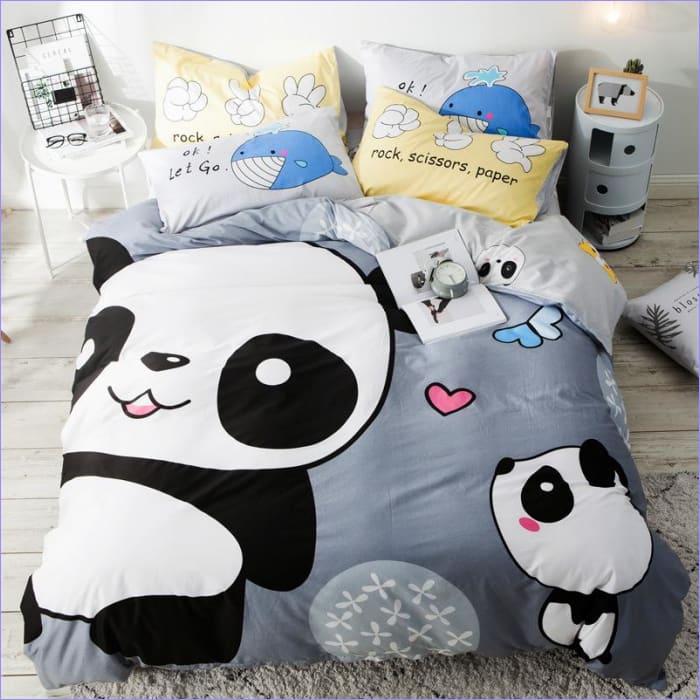 Housse de Couette Panda kawaii