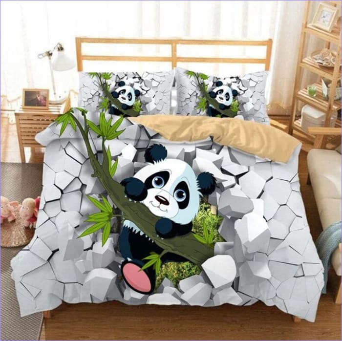 Housse de Couette Panda sur sa branche