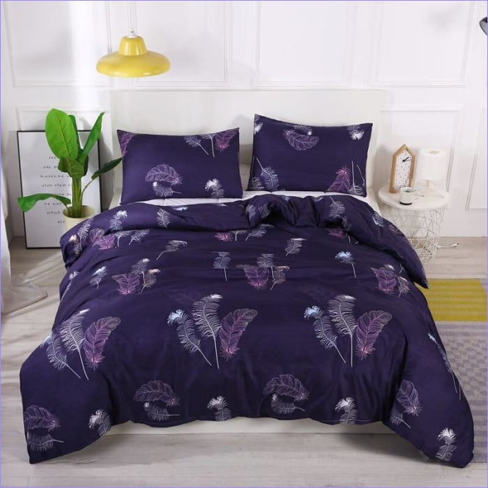 Housse de Couette Plume Violette