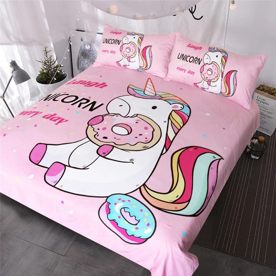 Housse de Couette Polaire Licorne
