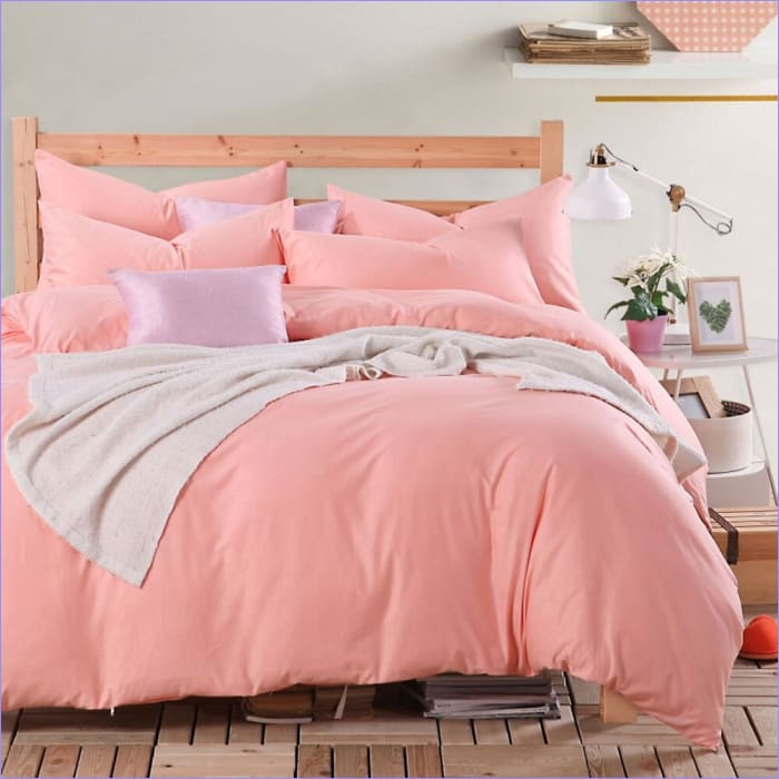 Housse de Couette Rose Crevette