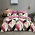 Housse de Couette Rose et Or