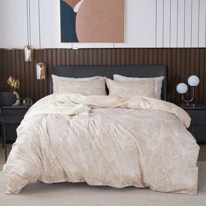 Housse de Couette Scandinave Beige