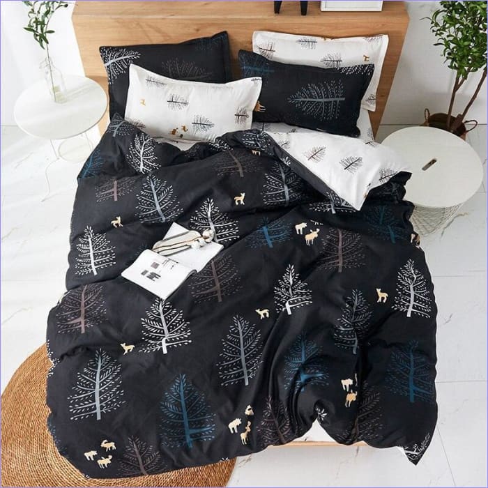 Housse de Couette Scandinave Forêt Noire