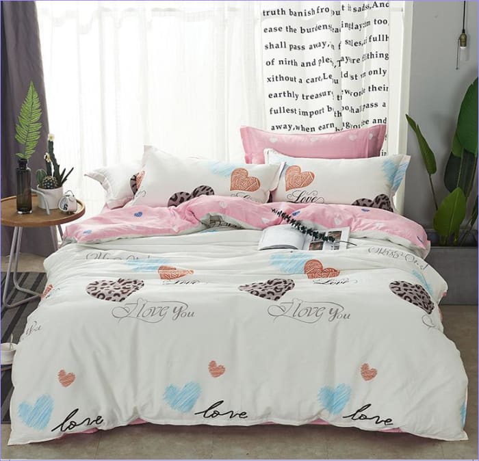 Housse de Couette Scandinave Love You