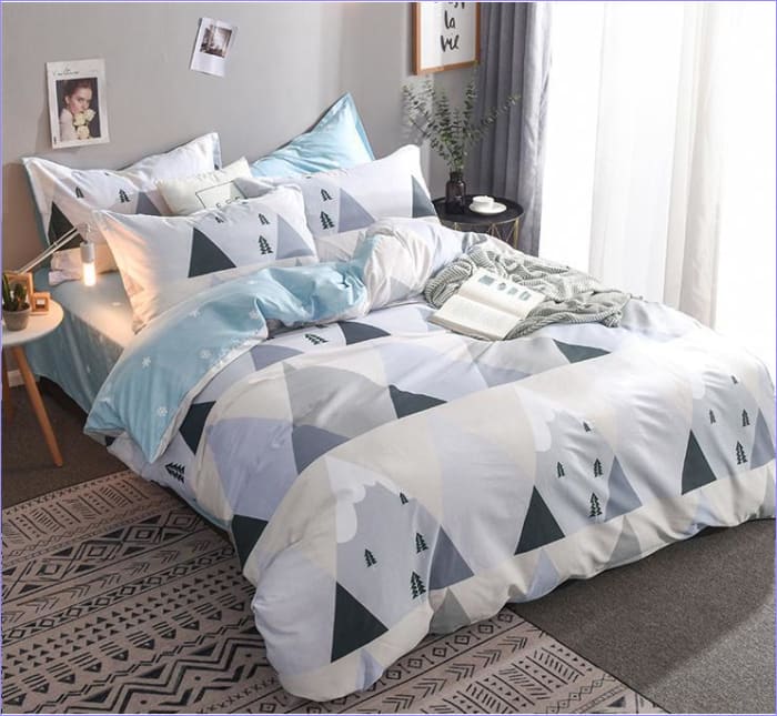 Housse de Couette Scandinave Neiges Éternelles