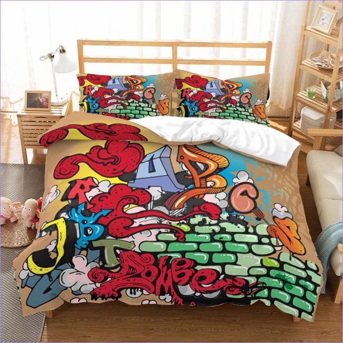 Housse de Couette Tag Graffiti