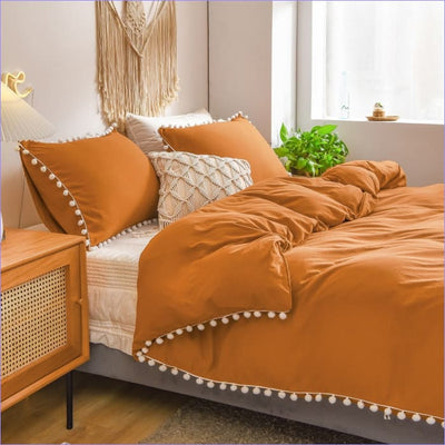 Housse de Couette Terracotta Orange