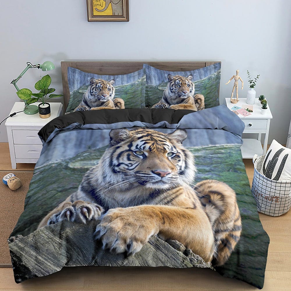 Housse de Couette Tigre 2 Personnes