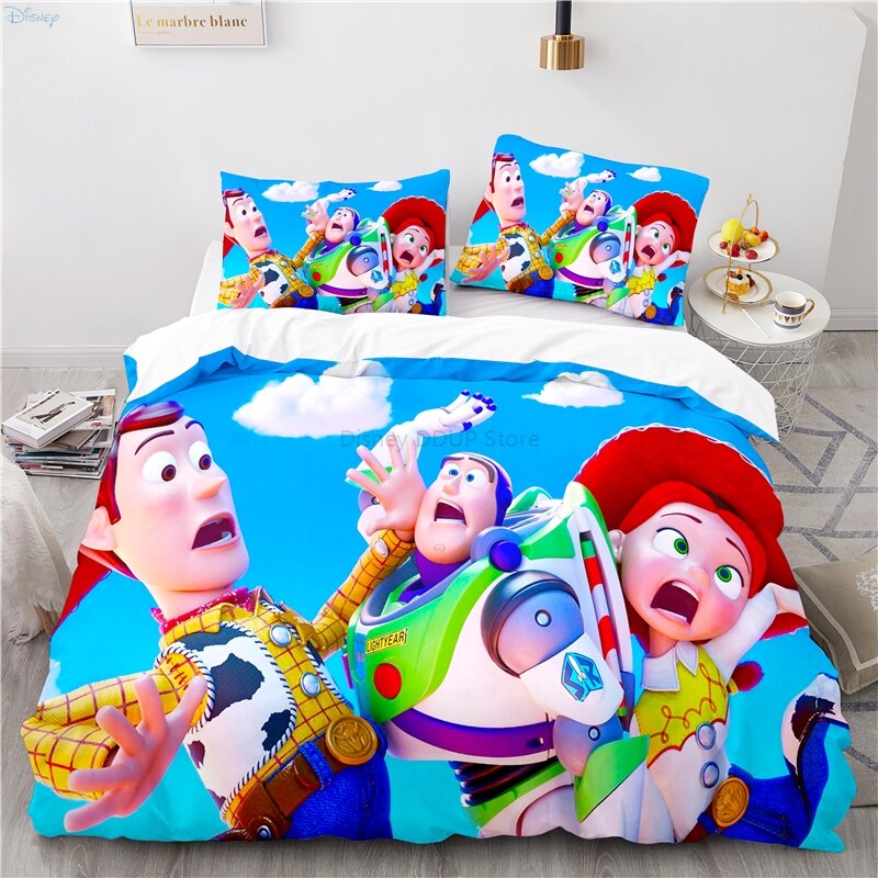 Housse de Couette Toy Story Buzz, Woody Et Jessie