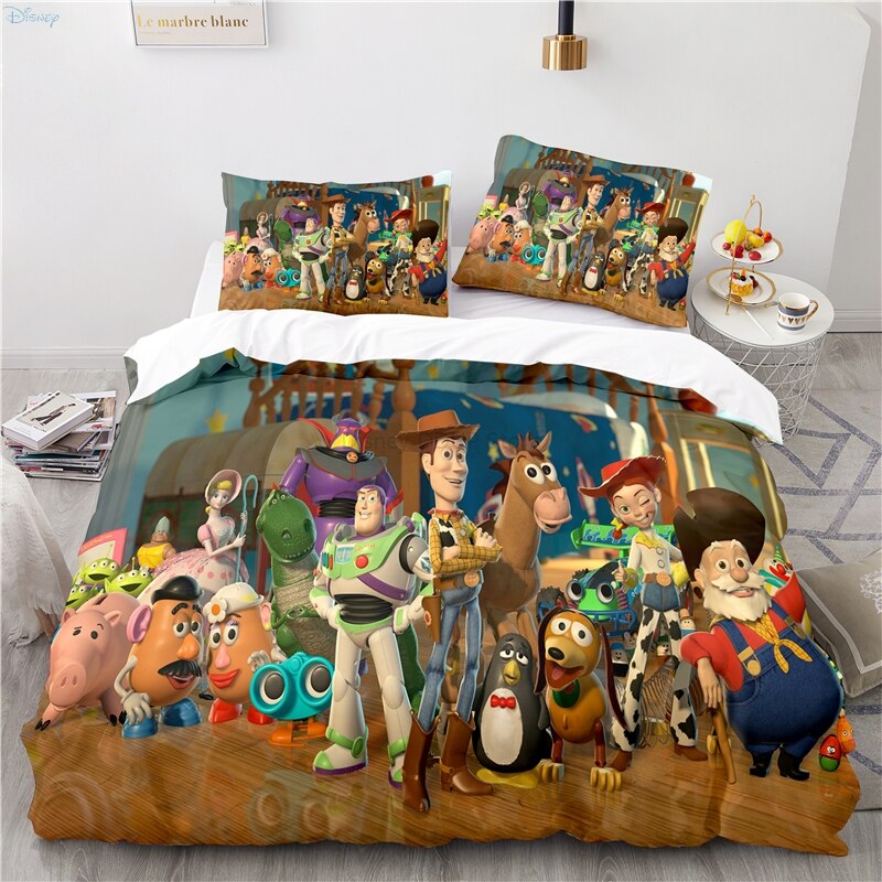 Housse de Couette Toy Story Woody, Buzz et tous leurs amis