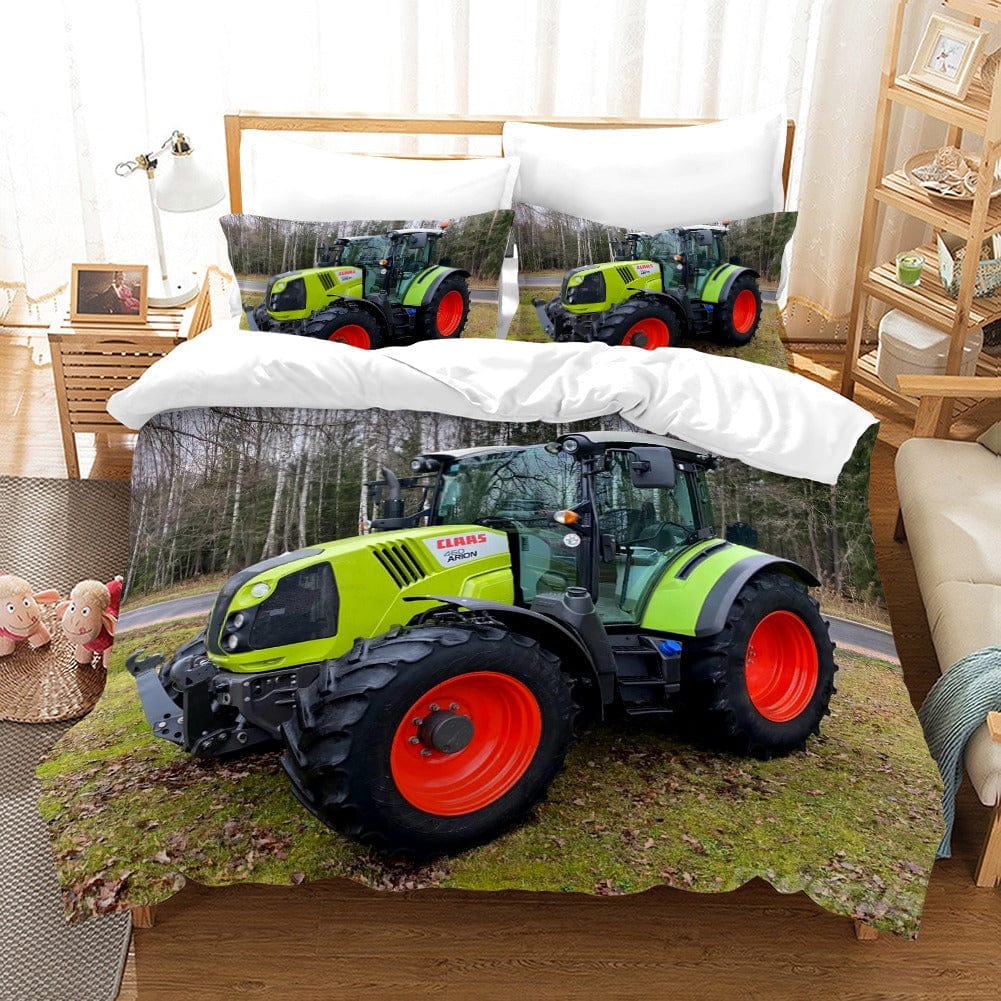 Housse de Couette Tracteur Vert Claas