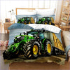 Housse de Couette Tracteur Vert Ensilage