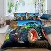 Housse de Couette Tracteur Vert