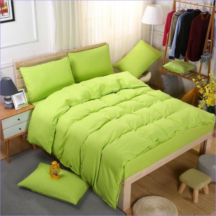 Housse de Couette Vert Pomme