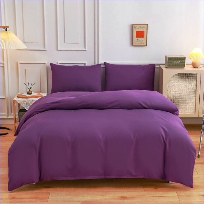 Housse de Couette Violet Foncé
