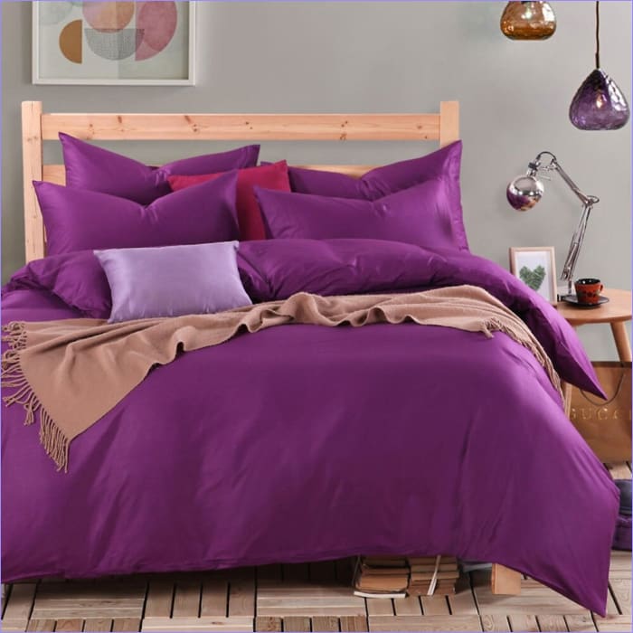 Housse de Couette Violette 2 Personnes