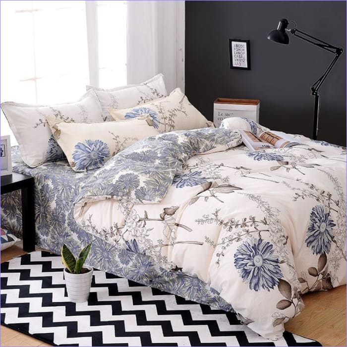 Housse de Couette à Fleur