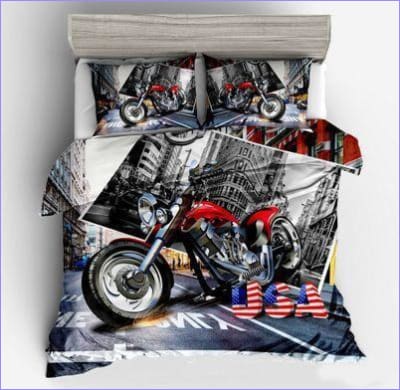 Housse de Couette avec Moto