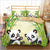 Housse de Couette bébé Panda et bambou