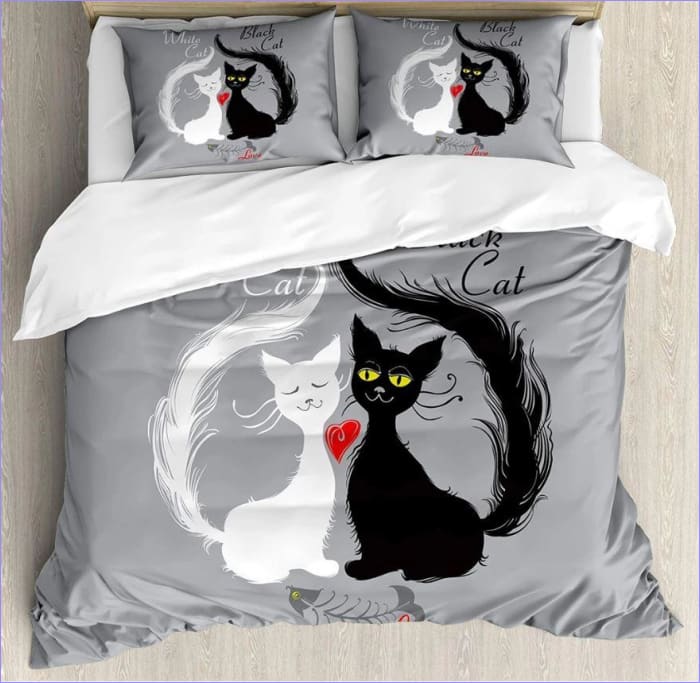 Housse de Couette couple de Chats