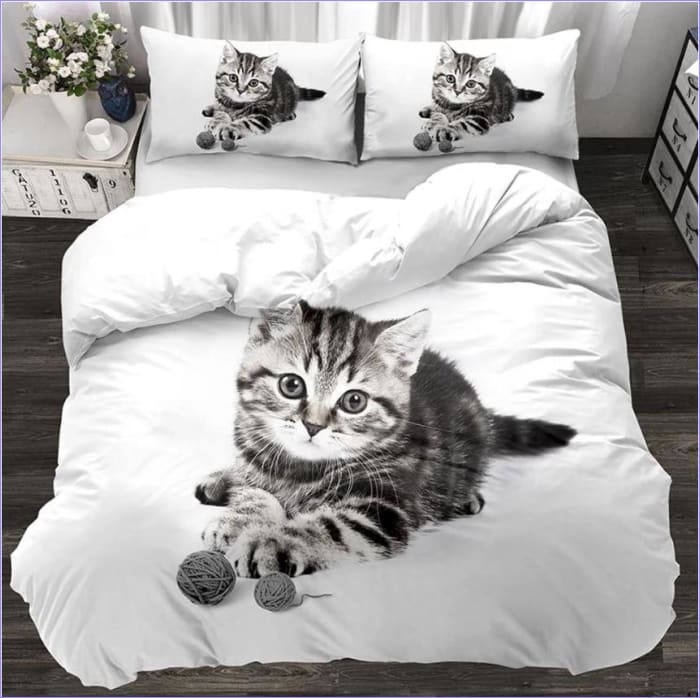 Housse de Couette motif Chat 220x240