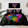 Housse de Couette motif Coeur