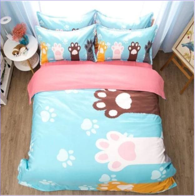 Housse de Couette patte de Chat