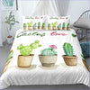 Housse de Couette petits Cactus en pots