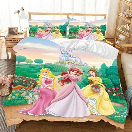 Housse de couette Princesses Disney Château