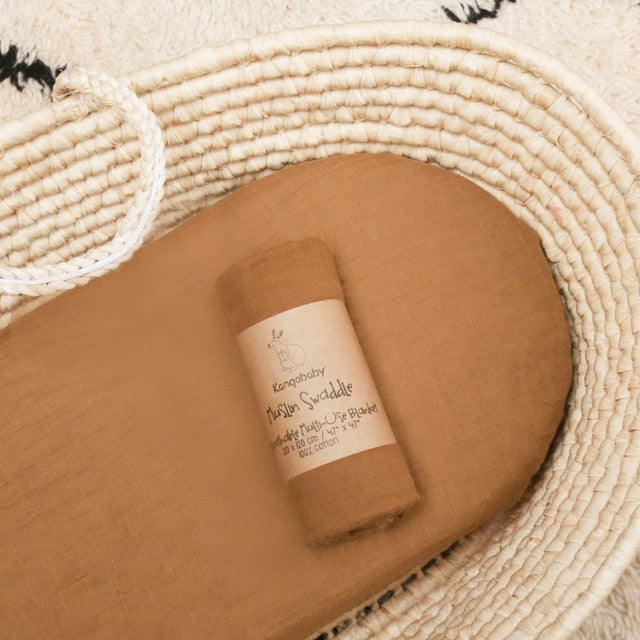 Plaid Bébé Marron Clair