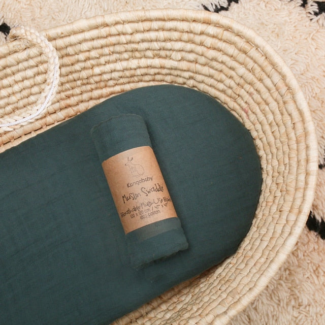 Plaid Bébé Vert Foncé